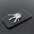 iPhone 15 Kijelzővédő Üvegfólia - Wozinsky Privacy Glass - Fekete