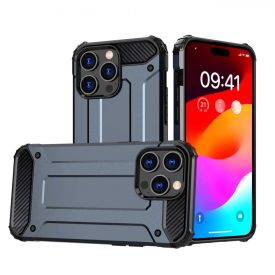 iPhone 15 Pro Tok - Hybrid Armor Case - Kék iPhone 15 Pro Tok - Hybrid Armor Case - Kék
