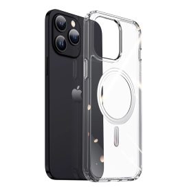 iPhone 15 Pro Tok - Dux Ducis Clin Mag - Átlátszó iPhone 15 Pro Tok - Dux Ducis Clin Mag - Átlátszó
