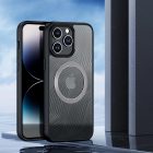 iPhone 15 Pro Max Tok - Dux Ducis Aimo Mag - Fekete