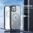 iPhone 15 Tok - Dux Ducis Aimo Mag - Fekete