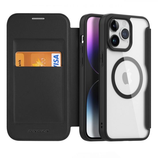 iPhone 15 Pro Max Tok - Dux Ducis Skin X Pro + MagSafe - Fekete