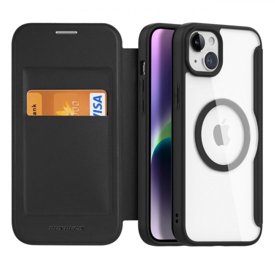 iPhone 15 Plus Tok - Dux Ducis Skin X Pro + MagSafe - Fekete