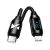 Wozinsky USB-C - Lightning Kábel Kijelzővel - 1m 36W - Fekete