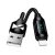 Wozinsky USB-A - Lightning Kábel Kijelzővel - 2m 2.4A - Fekete