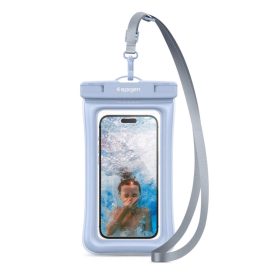 Spigen A610 Aqua Shield Univerzális Lebegő Vízálló Tok - Kék   Spigen A610 Aqua Shield Univerzális Lebegő Vízálló Tok - Kék