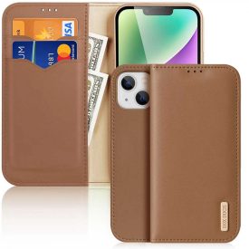 iPhone 15 Plus Tok - Dux Ducis Hivo - Barna iPhone 15 Plus Tok - Dux Ducis Hivo - Barna