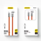 Dudao USB-C - Lightning Elforgatható Kábel - 1m 30W - Narancs