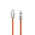 Dudao USB-A - Lightning Elforgatható Kábel - 1m 30W - Narancs