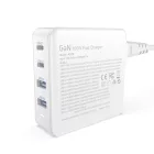 Dudao Hálózati GaN Gyorstöltő - 2x USB + 2x USB-C - 5A 100W - Fehér