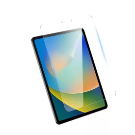   iPad 10.2" (2019/2020/2021) / iPad Air 3 10.5" Kijelzővédő Üvegfólia Szerelőkészlettel - Baseus Crystal