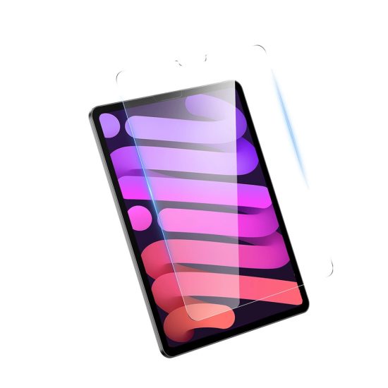 iPad Mini 6 (2021) 8.3" Kijelzővédő Üvegfólia - Baseus Crystal Szerelőkészlettel