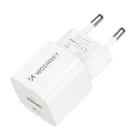 Wozinsky GaN Hálózati Töltő 33W - USB-A + USB-C - Fehér