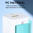 Wozinsky GaN Hálózati Töltő 33W - USB-A + USB-C - Fehér