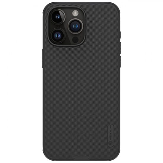 iPhone 15 Pro Max Tok - Nillkin Super Frosted Shield Pro - Fekete