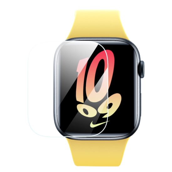 Apple Watch 4 / 5 / 6 / SE / SE2 (44mm) Kijelzővédő Fólia Szett - Baseus NanoCrystal x 2 db