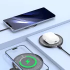 Baseus Simple2 15W Indukciós Töltő + C-C Kábel - Fekete