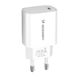 Wozinsky Hálózati Töltő 20W - USB-C - Fehér