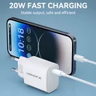 Wozinsky Hálózati Töltő 20W - USB-C - Fehér