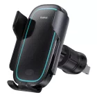 Baseus MilkyWay Pro Autós Tartó  + 15W Induktív Töltő - Fekete