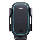 Baseus MilkyWay Pro Autós Tartó  + 15W Induktív Töltő - Fekete