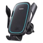 Baseus MilkyWay Pro Autós Tartó  + 15W Induktív Töltő - Fekete