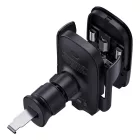 Baseus MilkyWay Pro Autós Tartó  + 15W Induktív Töltő - Fekete