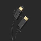 UGREEN DisplayPort Kábel DP102 - DP1.2 4K 1m - Fekete