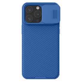 iPhone 15 Pro Tok - Nillkin CamShield Pro Magnetic - Kék iPhone 15 Pro Tok - Nillkin CamShield Pro Magnetic - Kék