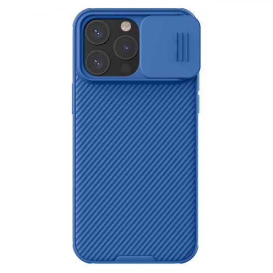 iPhone 15 Pro Max Tok - Nillkin CamShield Pro Magnetic - Kék
