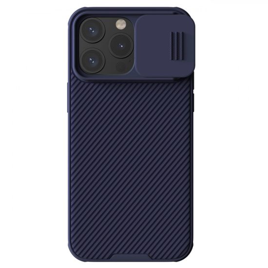 iPhone 15 Pro Max Tok - Nillkin CamShield Pro Magnetic - Lila