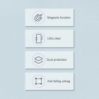 iPhone 15 Tok - Nillkin Nature Pro Magnetic - Fehér