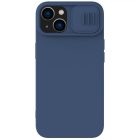 iPhone 15 Plus Tok - Nillkin CamShield Silky Magnetic Silicone - Kék