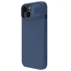 iPhone 15 Plus Tok - Nillkin CamShield Silky Magnetic Silicone - Kék