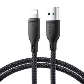 Joyroom Multi-Color USB-A - Lightning Kábel - 1m 3A - Fekete   Joyroom Multi-Color USB-A - Lightning Kábel - 1m 3A - Fekete