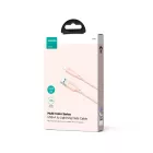 Joyroom Multi-Color USB-A - Lightning Kábel - 1m 3A - Pink