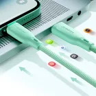 Joyroom USB-A - USB-C Multi-Color Kábel - 1m 100W - Zöld