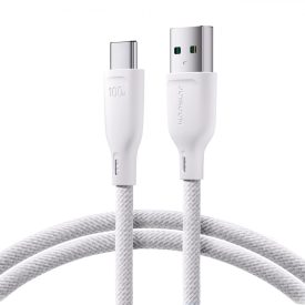 Joyroom USB-A - USB-C Multi-Color Kábel - 1m 100W - Fehér Joyroom USB-A - USB-C Multi-Color Kábel - 1m 100W - Fehér