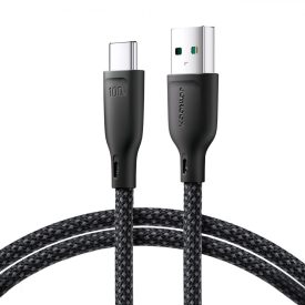 Joyroom USB-A - USB-C Multi-Color Kábel - 1m 100W - Fekete Joyroom USB-A - USB-C Multi-Color Kábel - 1m 100W - Fekete
