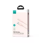 Joyroom USB-A - USB-C Multi-Color Kábel - 1m 100W - Pink