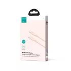 Joyroom USB-C - USB-C Multi-Color Kábel - 1m 60W - Pink