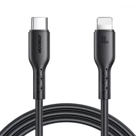   Joyroom USB-C - Lightning Flash-Charge Kábel - 1m 30W - Fekete