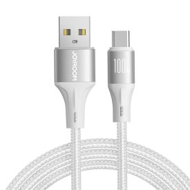 Joyroom USB-A - USB-C Light-Speed Kábel - 2m 100W - Fehér Joyroom USB-A - USB-C Light-Speed Kábel - 2m 100W - Fehér