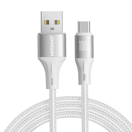 Joyroom USB - USB-C Light-Speed Kábel - 1.2m 100W - Fehér
