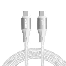   Joyroom USB-C - USB-C Light-Speed Kábel - 1.2m 100W - Fehér