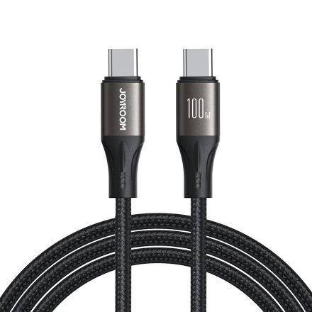 Joyroom USB-C - USB-C Light-Speed Kábel - 1.2m 100W - Fekete