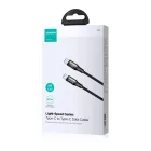 Joyroom USB-C - USB-C Light-Speed Kábel - 1.2m 100W - Fekete