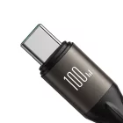 Joyroom USB-C - USB-C Light-Speed Kábel - 1.2m 100W - Fekete