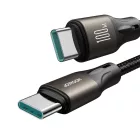 Joyroom USB-C - USB-C Light-Speed Kábel - 1.2m 100W - Fekete