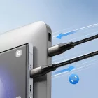 Joyroom USB-C - USB-C Light-Speed Kábel - 1.2m 100W - Fekete